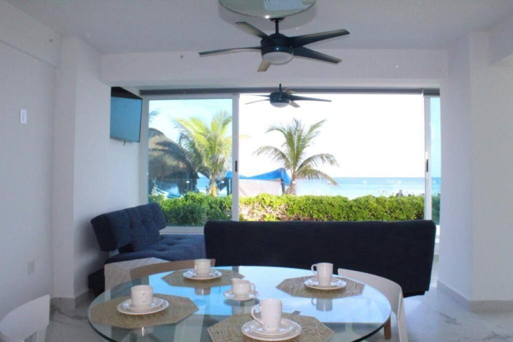 Beach Front Renewed Apartment كانكون المظهر الخارجي الصورة