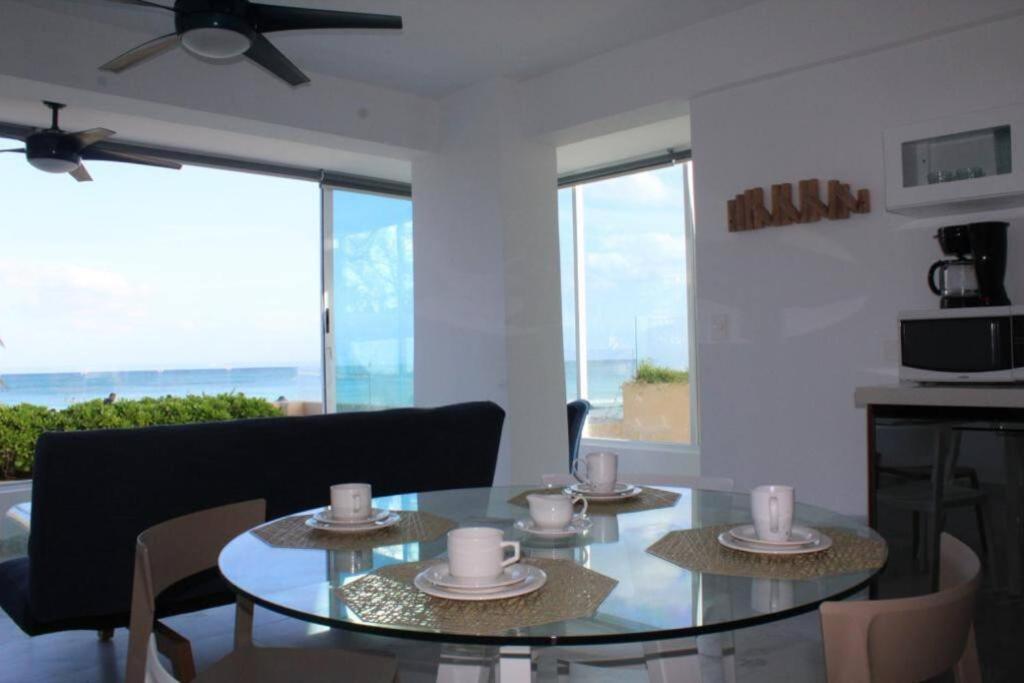 Beach Front Renewed Apartment كانكون المظهر الخارجي الصورة